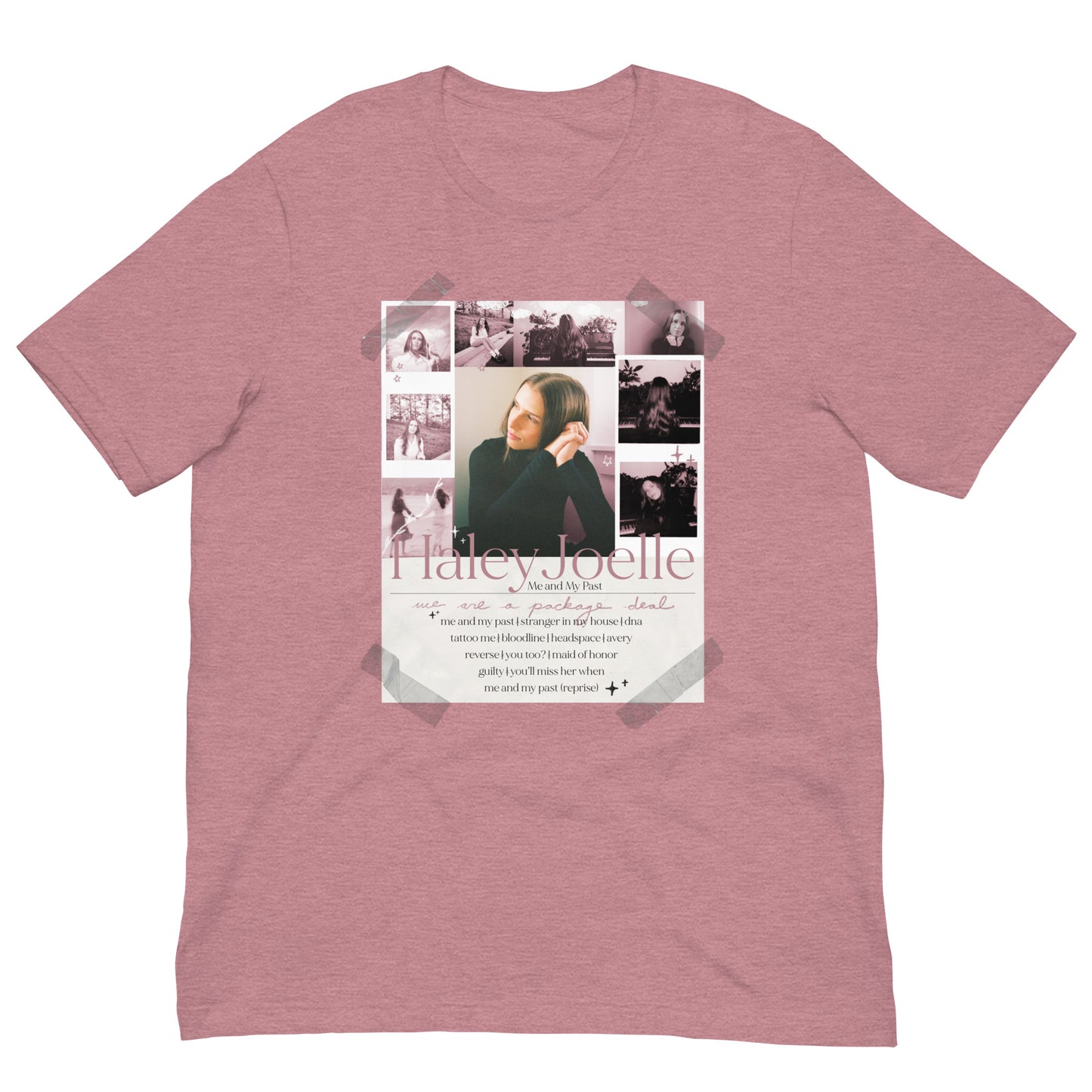 Haley Joelle "Me And My Past" Unisex T-Shirt (heather orchid)